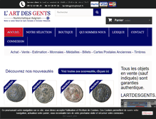 Tablet Screenshot of lartdesgents.fr